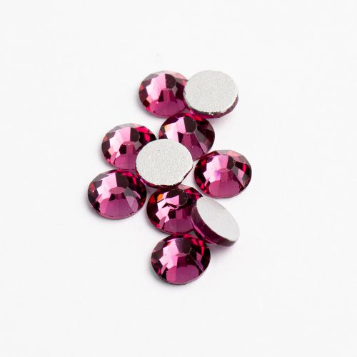 Crystal Lane Flat Back Rhinestones ss16 (4mm) - Fuchsia