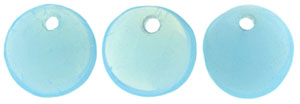 Lentils 6mm : Milky Aquamarine