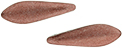 CzechMates Two Hole Daggers 16 x 5mm : ColorTrends: Saturated Metallic Grenadine