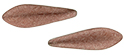 CzechMates Two Hole Daggers 16 x 5mm : ColorTrends: Saturated Metallic Butterum