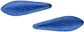 CzechMates Two Hole Daggers 16 x 5mm : ColorTrends: Saturated Metallic Navy Peony