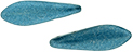 CzechMates Two Hole Daggers 16 x 5mm : ColorTrends: Saturated Metallic Shaded Spruce