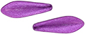 CzechMates Two Hole Daggers 16 x 5mm : ColorTrends: Saturated Metallic Spring Crocus