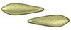 CzechMates Two Hole Daggers 16 x 5mm : ColorTrends: Saturated Metallic Limelight