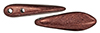 CzechMates Two Hole Daggers 16 x 5mm : ColorTrends: Saturated Metallic Chicory Coffee