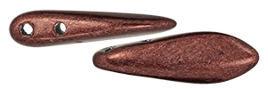 CzechMates Two Hole Daggers 16 x 5mm : ColorTrends: Saturated Metallic Chicory Coffee