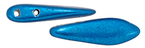 CzechMates Two Hole Daggers 16 x 5mm : ColorTrends: Saturated Metallic Galaxy Blue