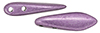 CzechMates Two Hole Daggers 16 x 5mm : ColorTrends: Saturated Metallic Grapeade