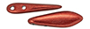 CzechMates Two Hole Daggers 16 x 5mm : ColorTrends: Saturated Metallic Merlot
