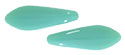 CzechMates Two Hole Daggers 16 x 5mm : Turquoise