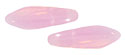 CzechMates Two Hole Daggers 16 x 5mm : Milky Pink