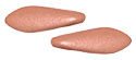 CzechMates Two Hole Daggers 16 x 5mm : Matte - Metallic Copper
