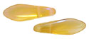 CzechMates Two Hole Daggers 16 x 5mm : Luster Iris - Topaz