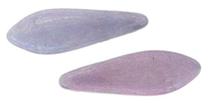 CzechMates Two Hole Daggers 16 x 5mm : Luster - Opaque Amethyst