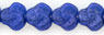 Flat Pansy 9mm : Luster - Med Sapphire