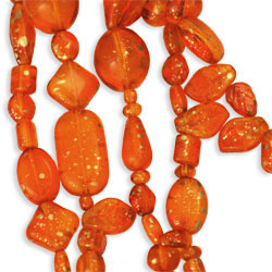 Strung Pressed Bead Mixes : Sunshine Dust Mix