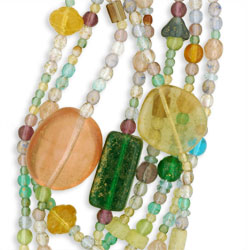 Strung Pressed Bead Mixes : Summer of Love Mix