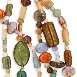 Strung Pressed Bead Mixes : Brazilian Beat Mix