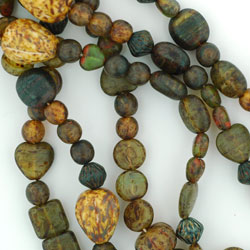Strung Pressed Bead Mixes : The Good Earth Mix