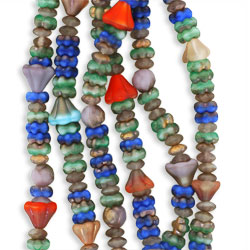 Strung Pressed Bead Mixes : Gypsy Flower Mix