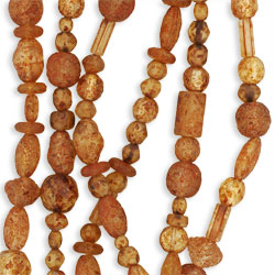 Strung Pressed Bead Mixes : Fulgurite Mix