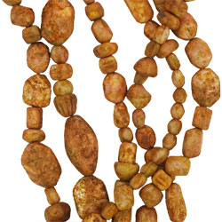 Strung Pressed Bead Mixes : Sandstone Mix