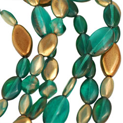 Strung Pressed Bead Mixes : Tropical Beach Mix