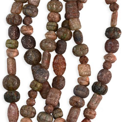 Strung Pressed Beads : Forgotten Fortune Mix