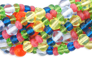 Strung Pressed Bead Mixes : Bright Multi Mix