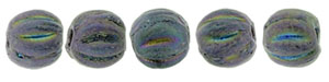 Melon Round 3mm : Matte - Iris - Purple