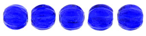 Melon Round 3mm : Cobalt