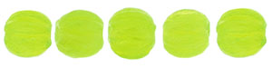 Melon Round 3mm : Milky Dk Peridot