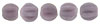 Melon Round 3mm : Matte - Opaque Purple