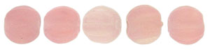 Melon Round 3mm : Matte - Milky Pink