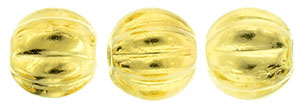 Melon Round 5mm : 24K Gold Plated (50pcs)