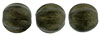 Melon Round 5mm : Metallic Suede - Dk Green (50pcs)