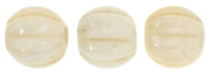 Melon Round 5mm : Luster - Opaque Champagne