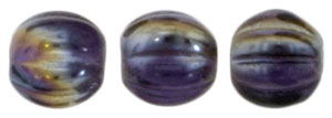 Melon Round 5mm : Tanzanite - Celsian