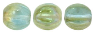 Melon Round 5mm : Aquamarine - Celsian