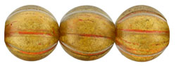 Melon Round 8mm : Halo - Sandalwood (25pcs)