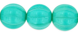 Melon Round 8mm : Turquoise (25pcs)