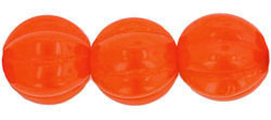 Melon Round 8mm : Opaque Orange