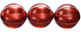 Melon Rounds 14mm : ColorTrends - Pomegranate