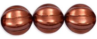 Melon Rounds 14mm : ColorTrends - Bronze