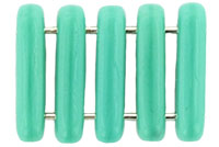 Two Hole Bar 15 x 5mm : Turquoise