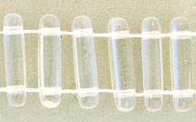 Two Hole Bar 15 x 5mm : Crystal AB