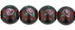 Flower Beads 6mm: Wine
