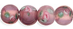 Flower Beads 6mm: Amethyst