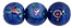Flower Beads 8mm: Cobalt