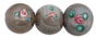 Flower Beads 10mm: Gray